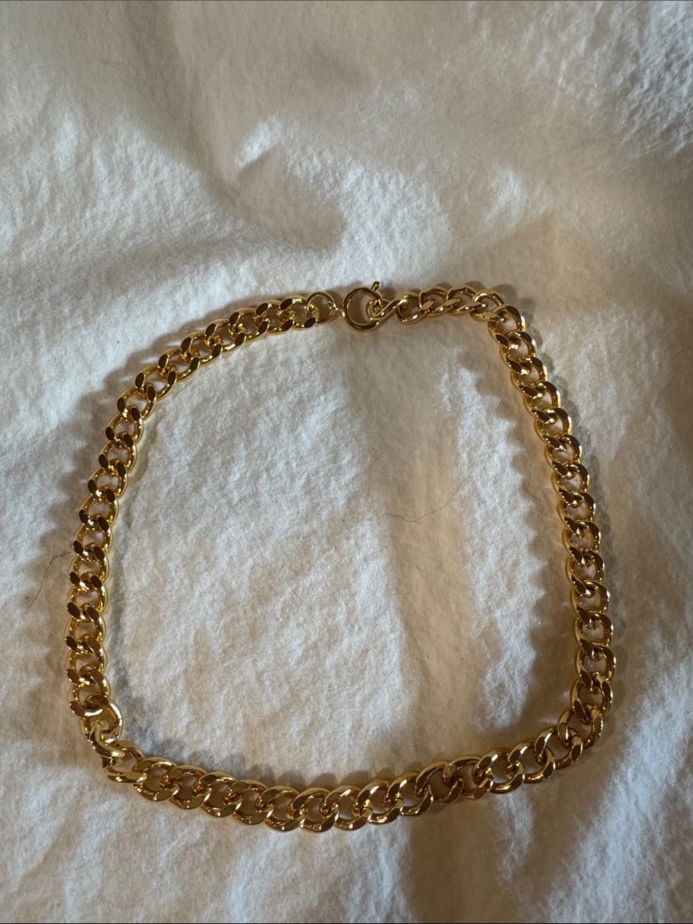 Gold Chain Link 12” Anklet/Necklace/Bracelet- Women Jewelry